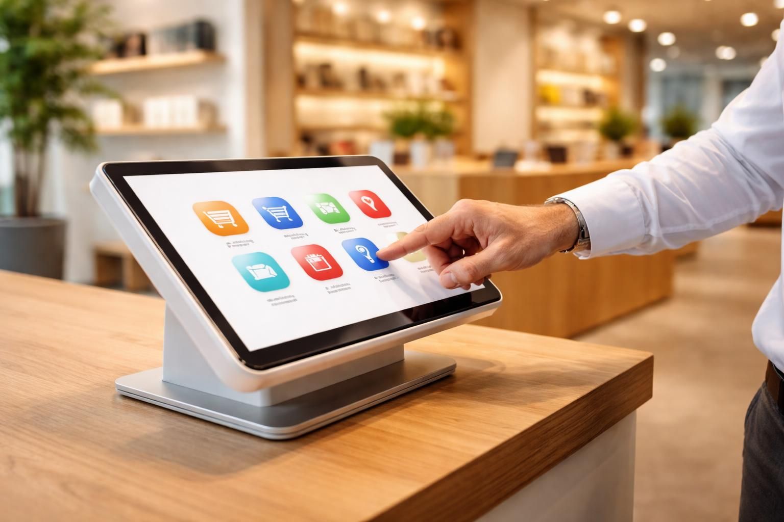 découvrez comment une borne 'lead magnet' avec une tablette tactile en boutique peut augmenter vos conversions en capturant efficacement les contacts clients.