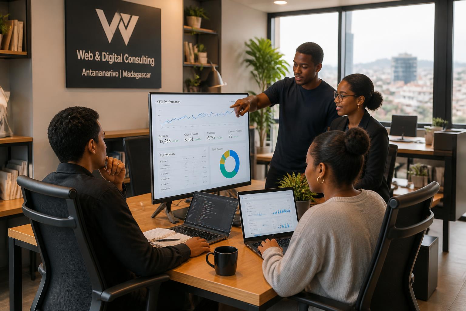 découvrez un consultant seo à madagascar via une agence spécialisée dans le placement d'assistants virtuels, offrant des solutions sur mesure pour optimiser votre visibilité en ligne et accompagner les entrepreneurs dans leur croissance.