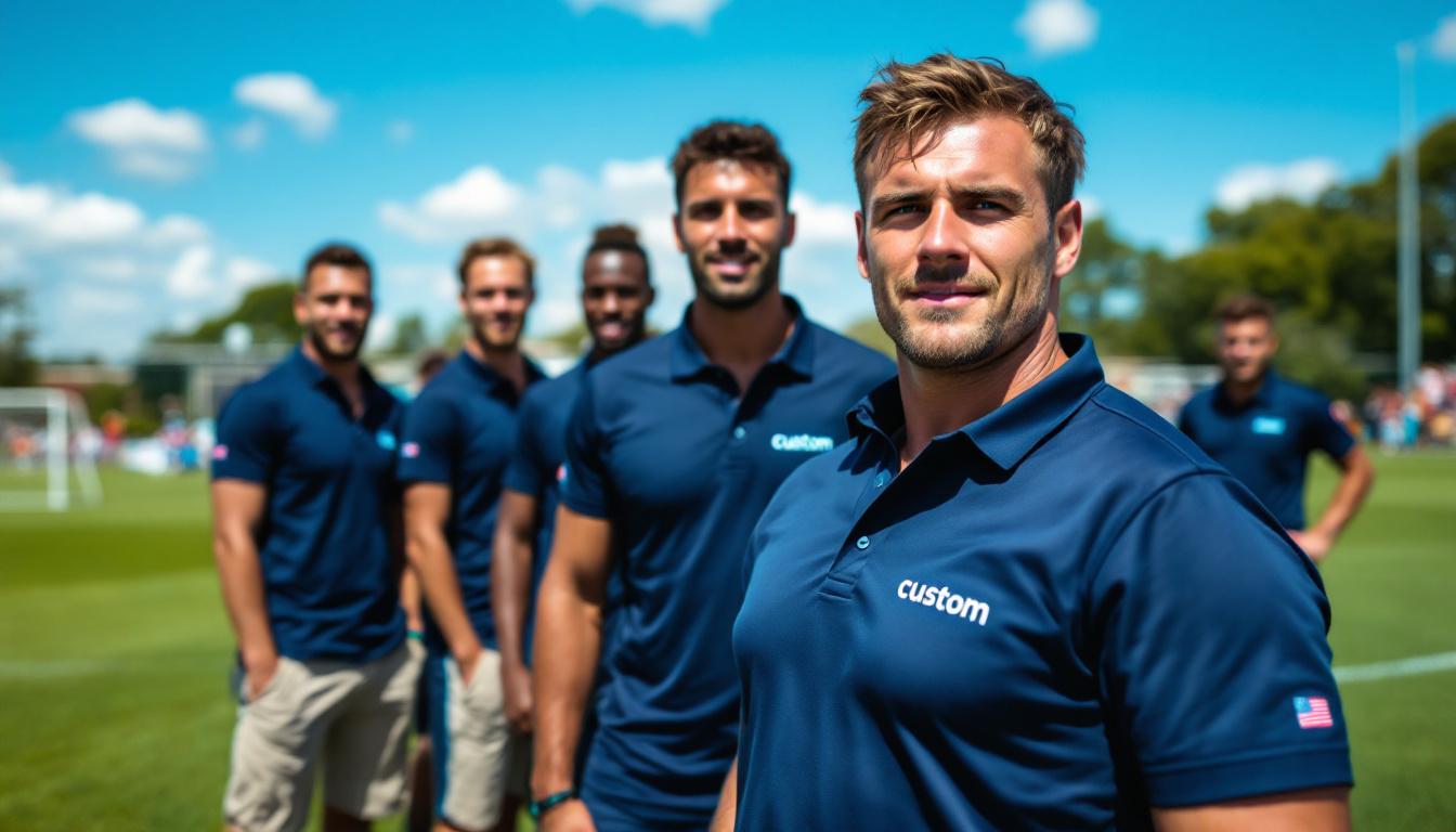 personnalisez votre polo en ligne avec un logo unique pour votre équipe. créez un style original et professionnel facilement dès maintenant !