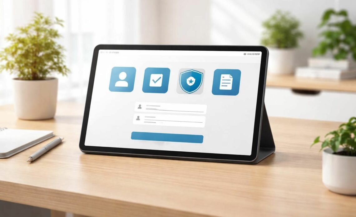 découvrez la tablette samsung avec mode kiosque android, idéale pour une collecte de données conforme au rgpd, simple et sécurisée, sans aucun stress.