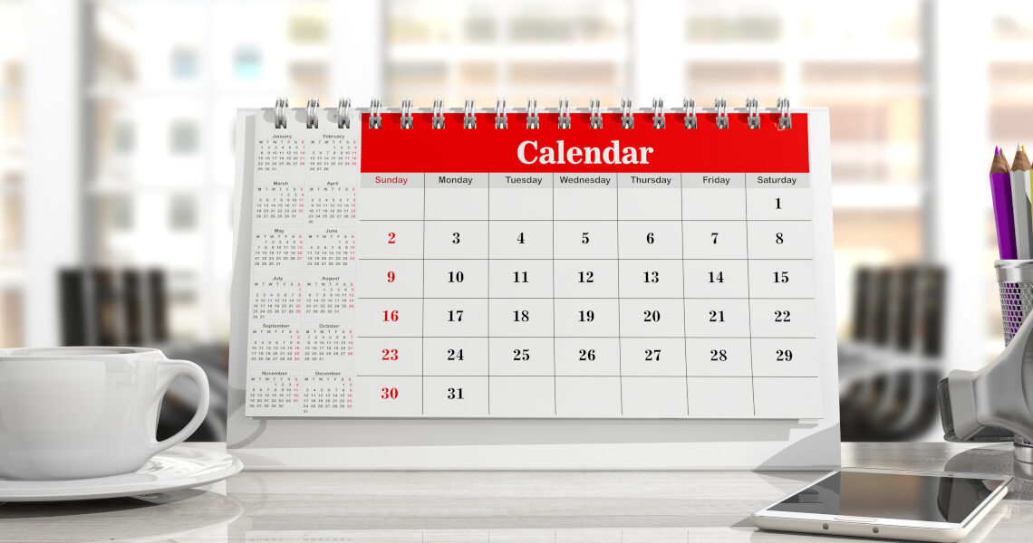calendrier personnalisé