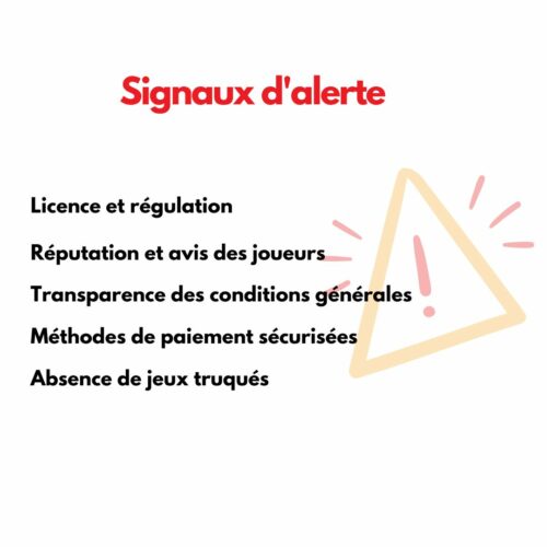 Les signaux d'alerte pour détecter l'arnaque des casinos